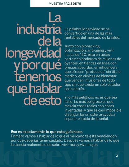 Guía de longevidad