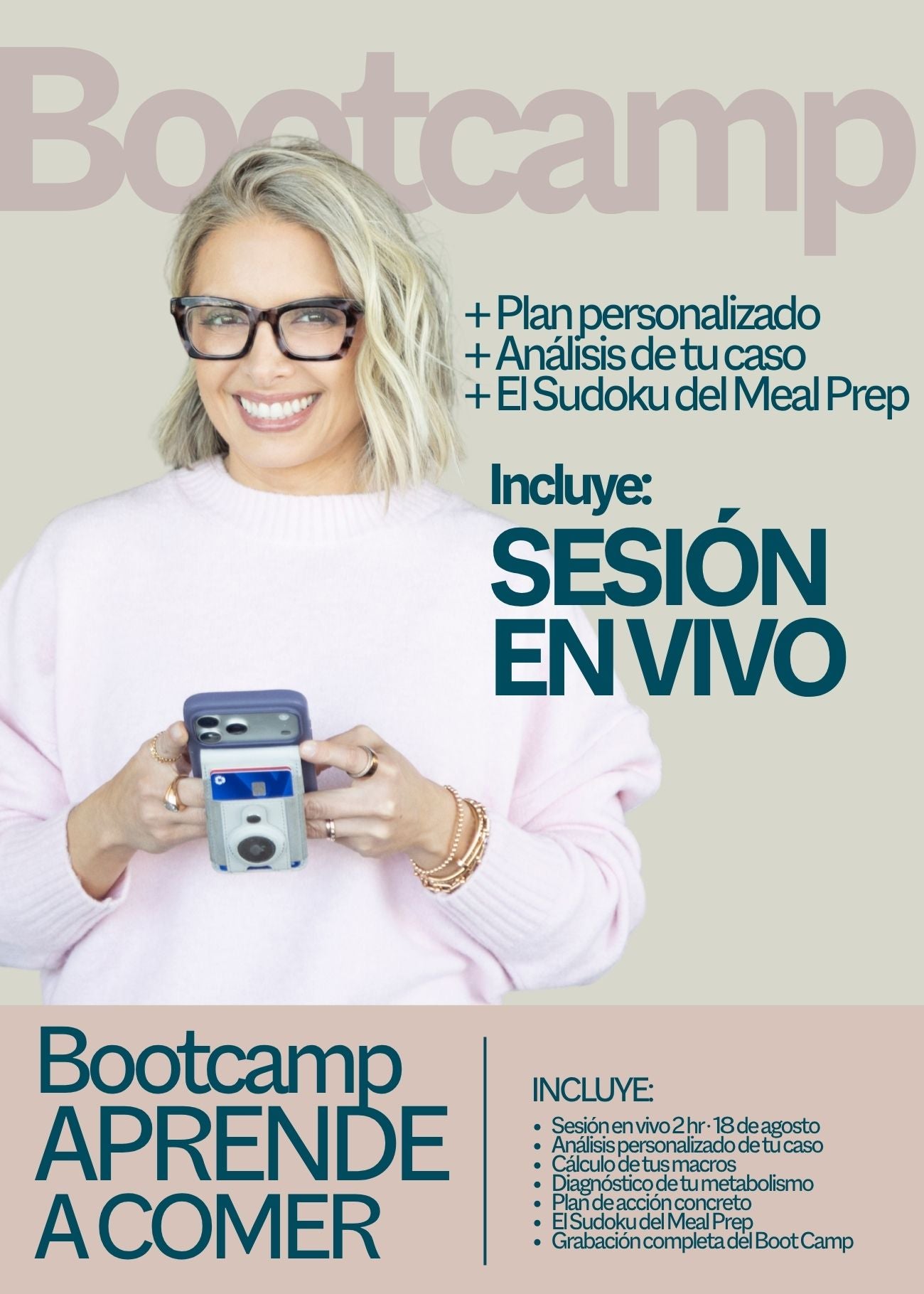BootCamp Aprende a Comer + Agosto 18
