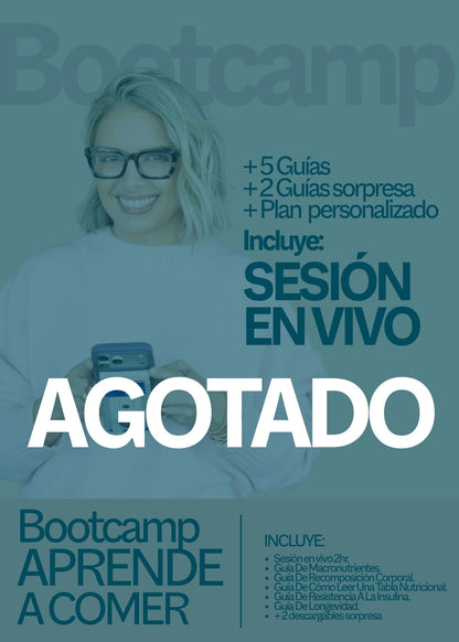 BootCamp Aprende a Comer + 5 Guías Clínicas / 16 de Junio